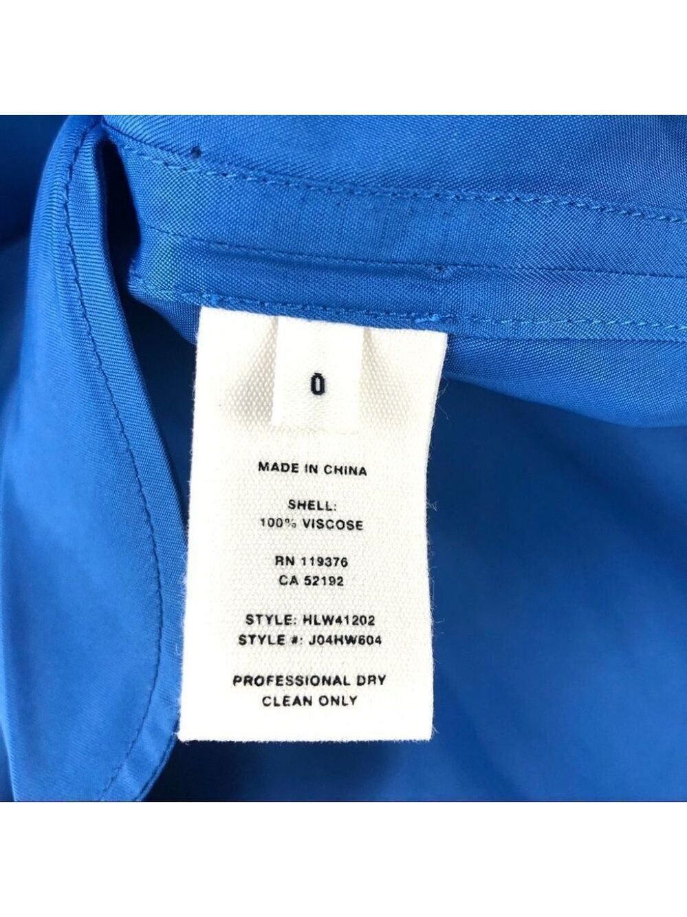 ** NEW Helmut Lang Cerulean Blue Sleeveless Elasticated Viscose Dress Size 0 - Picture 6 of 7